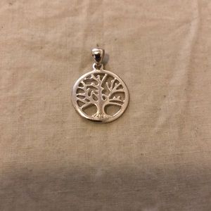 Sterling Silver Tree Pendant